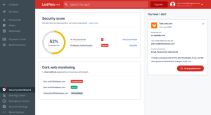 LastPass’s New Security Dashboard Includes Dark Web Monitoring