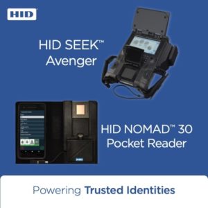HID NOMAD 30 Pocket Reader and HID SEEK Avenger