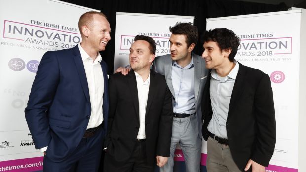 The AID:Tech Team at the Irish Times Innovation Awards, 2018