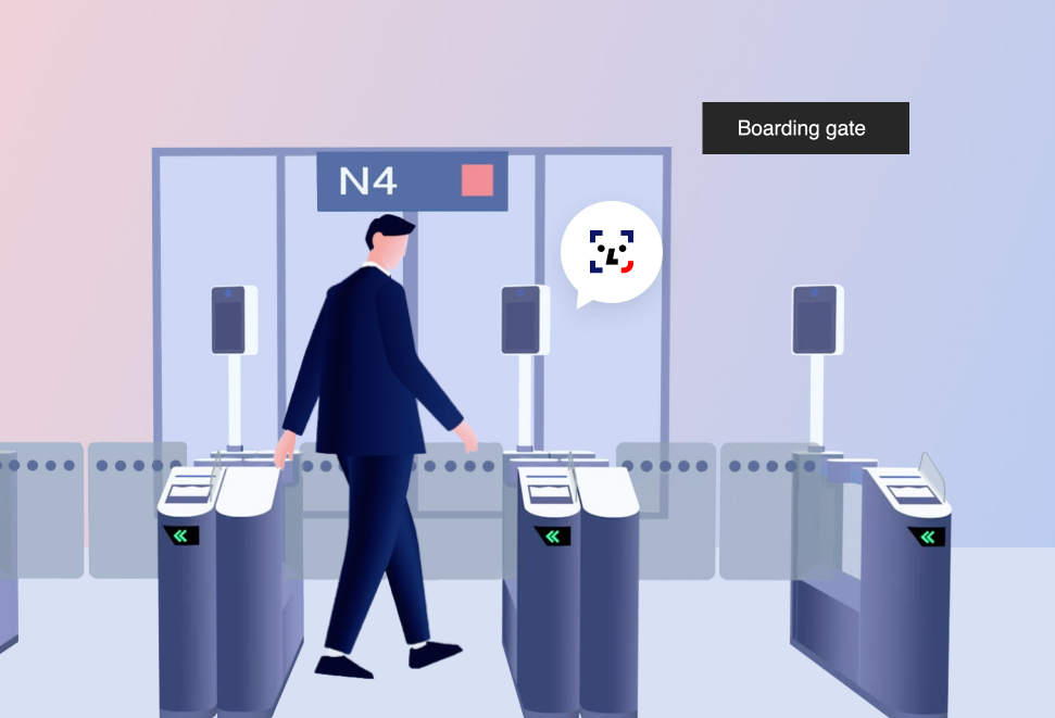 Step 3: Experience less congestion and reach your boarding gate with time to spare.